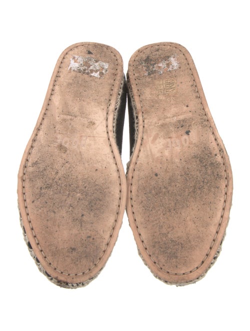 BODE Suede Colorblock Pattern Espadrilles