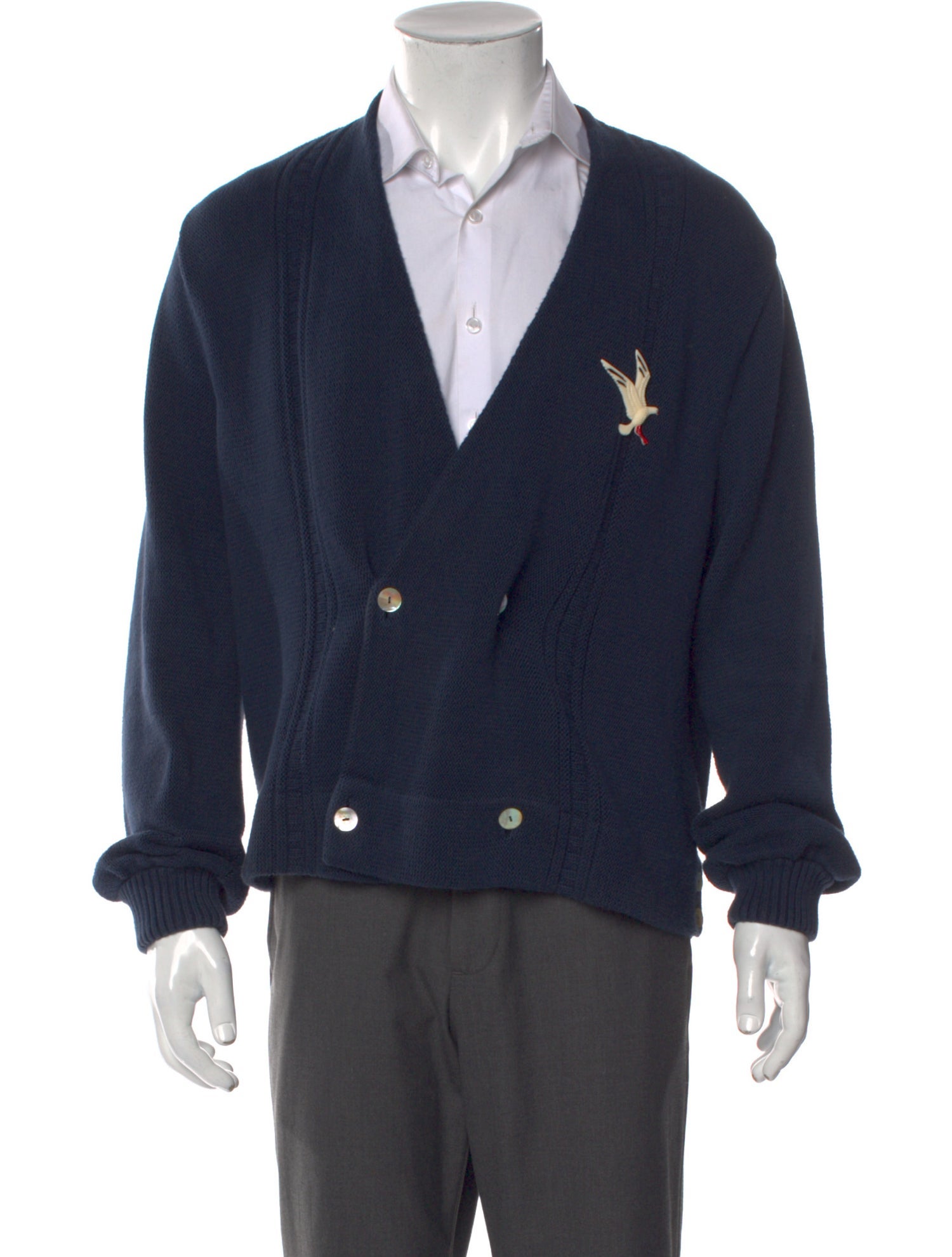 BODE V-Neck Long Sleeve Cardigan