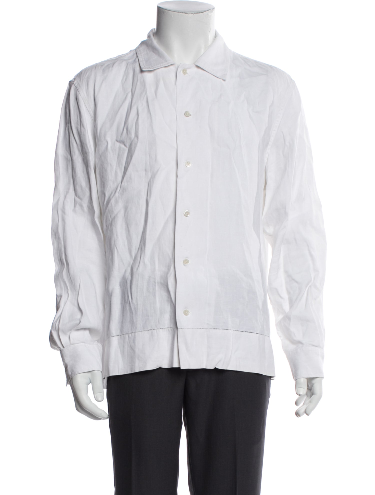 BODE Linen Long Sleeve Shirt