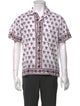 BODE Floral Print Short Sleeve Shirt