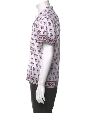BODE Floral Print Short Sleeve Shirt