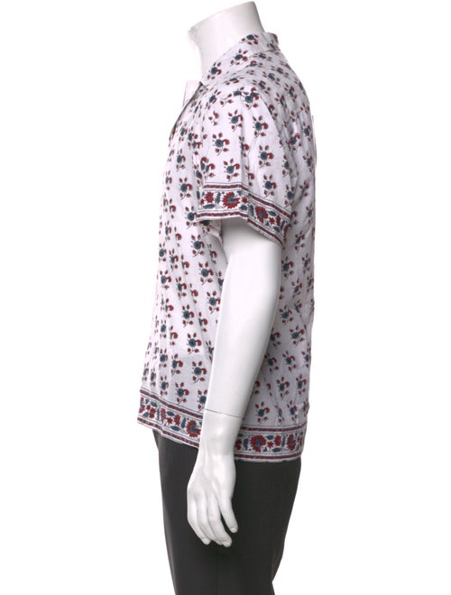 BODE Floral Print Short Sleeve Shirt