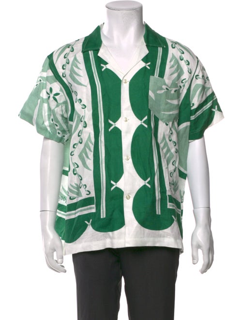 BODE Linen Printed Shirt