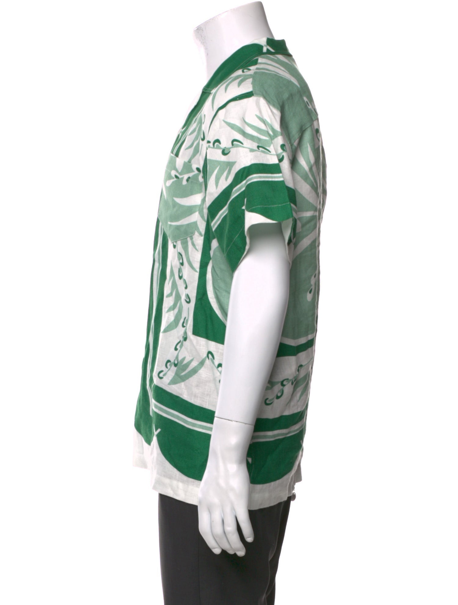 BODE Linen Printed Shirt