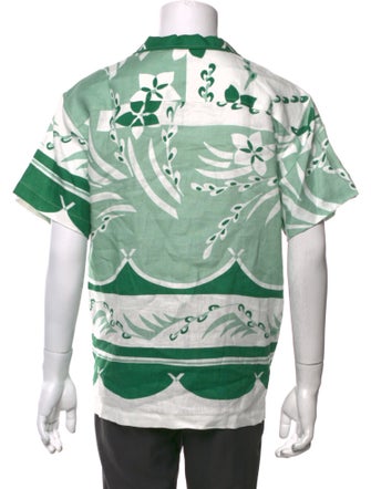 BODE Linen Printed Shirt