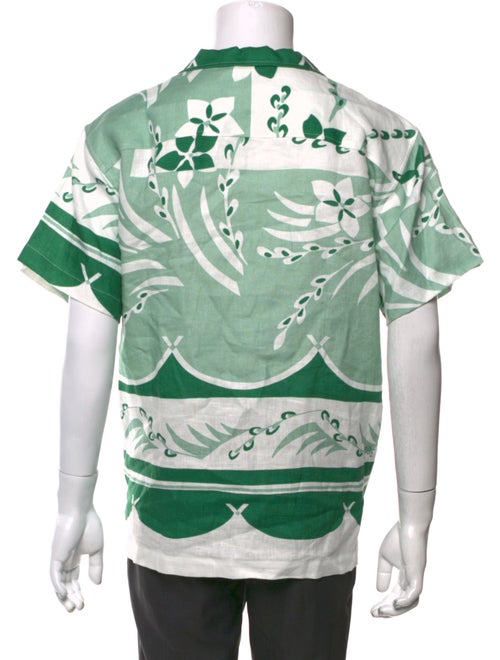 BODE Linen Printed Shirt