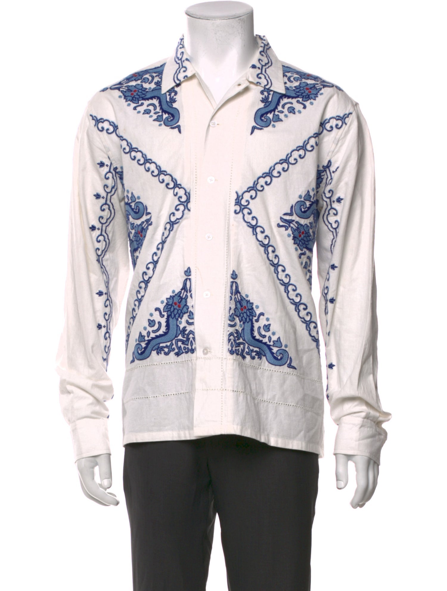 BODE Printed Long Sleeve Shirt