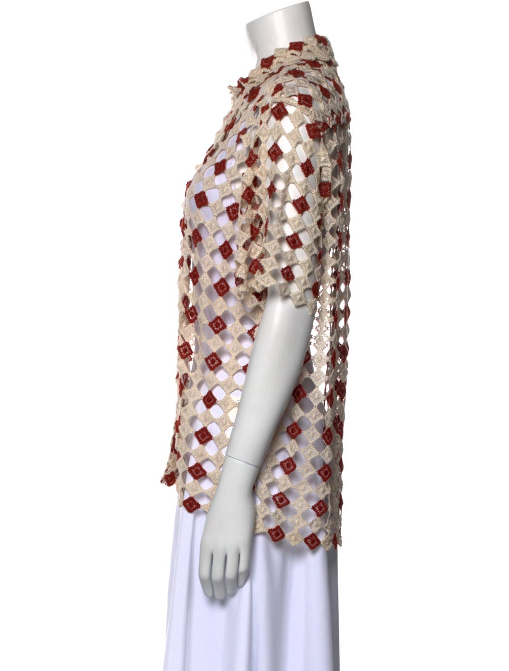 BODE Patterned Short Sleeve Blouse - image 2