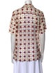 BODE Patterned Short Sleeve Blouse