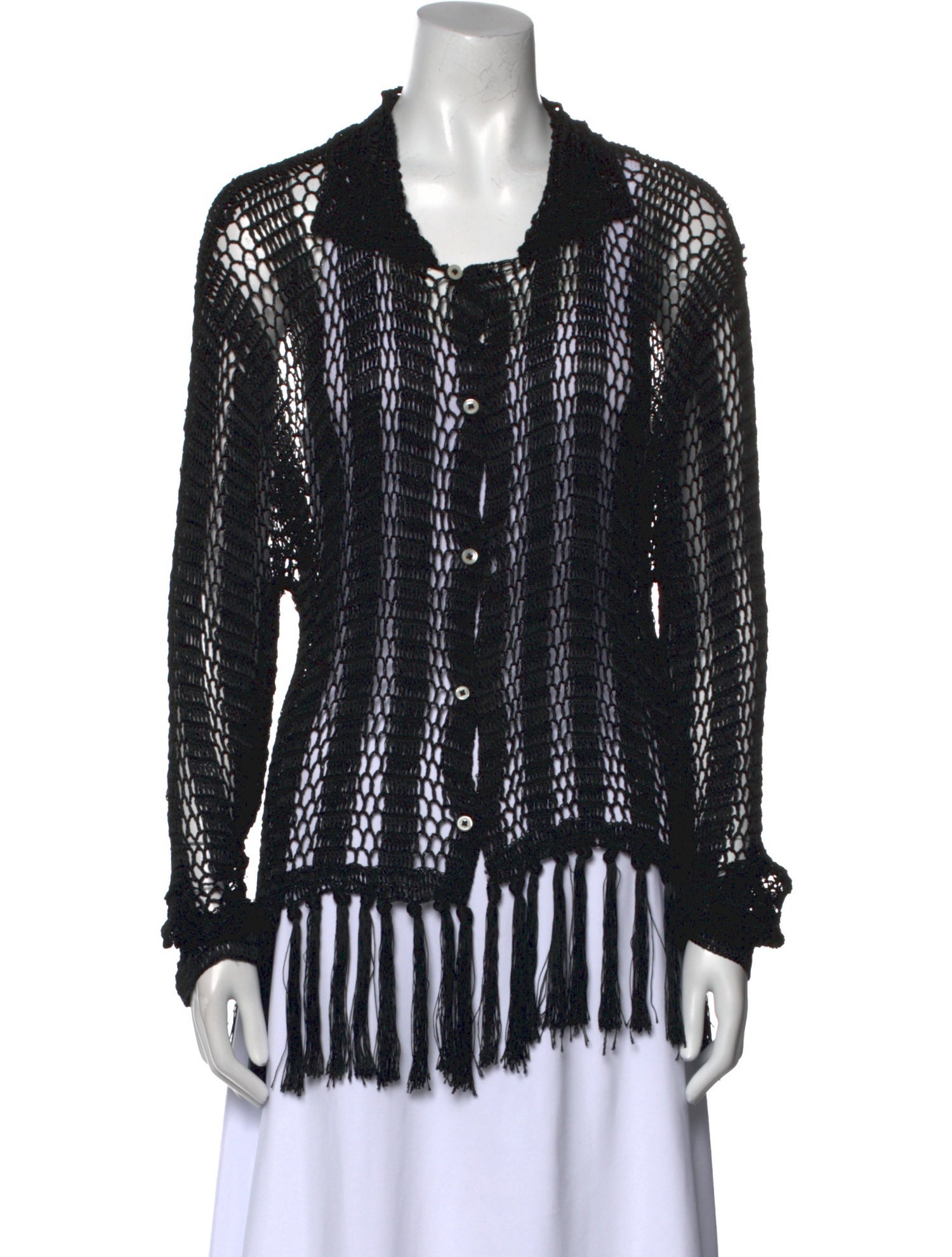 BODE Striped Cowl Neck Sweater