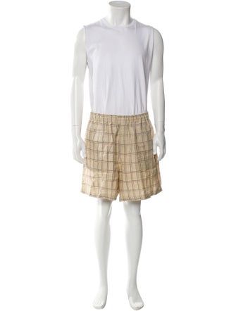 BODE Linen Plaid Print Boxers