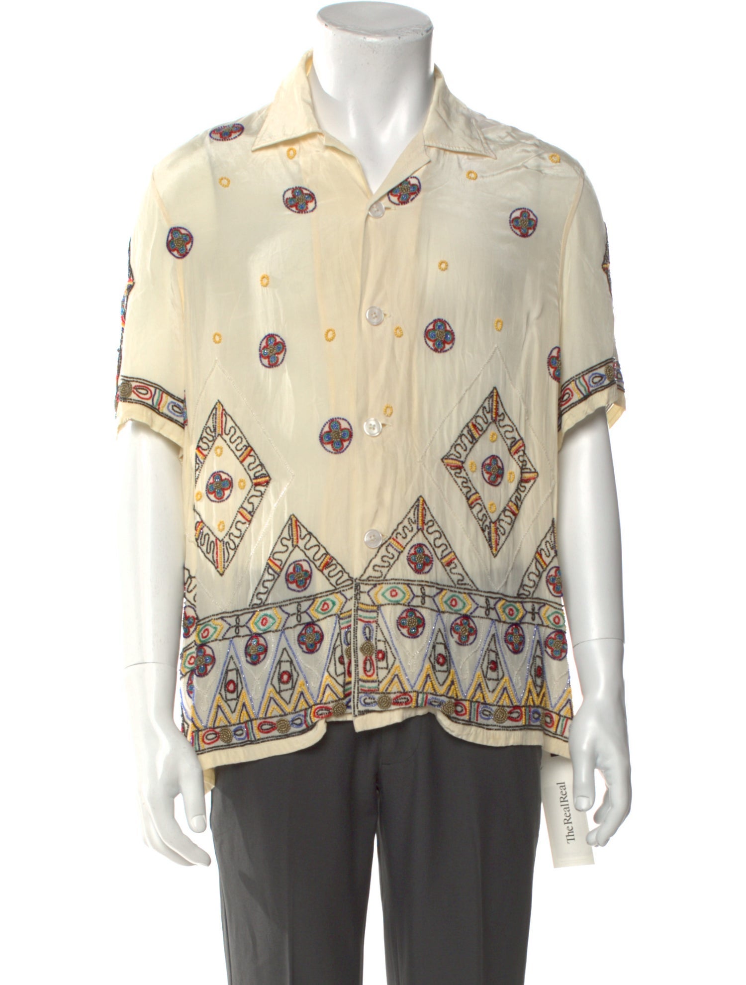 BODE Printed Short Sleeve Shirt