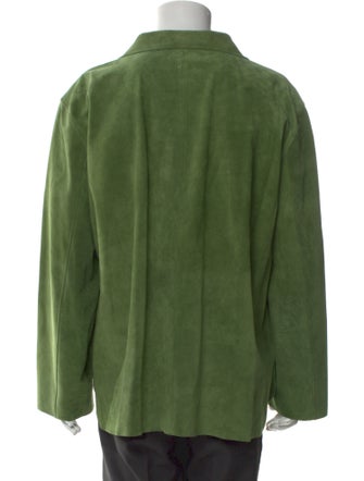 BODE Overshirt Suede Shirt