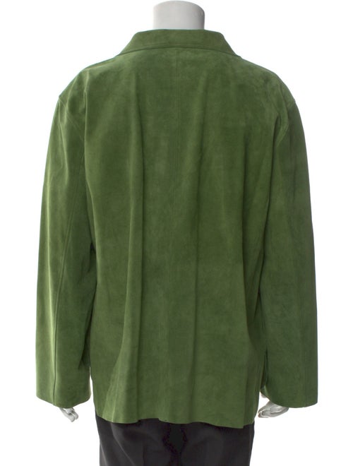 BODE Overshirt Suede Shirt