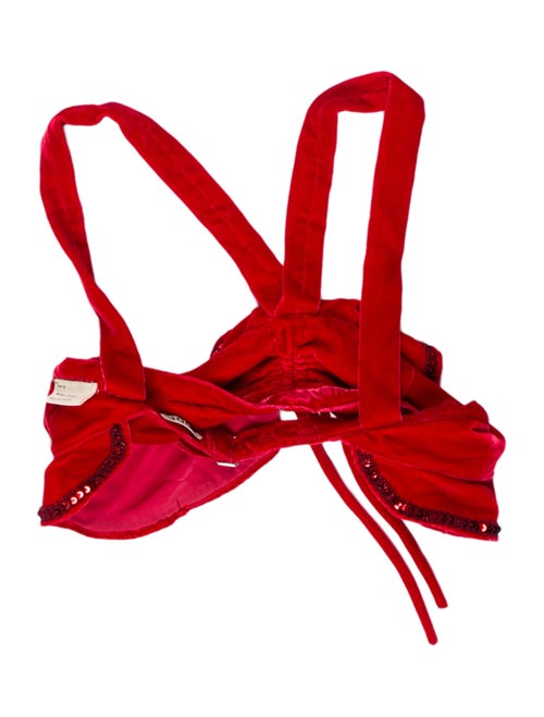 BODE V-Neck Sleeveless Crop Top