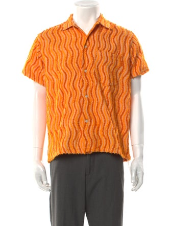 BODE Striped Short Sleeve Shirt