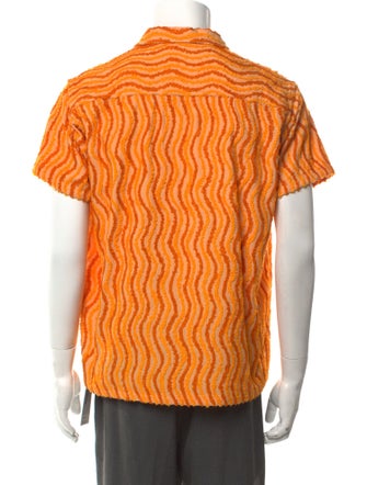 BODE Striped Short Sleeve Shirt