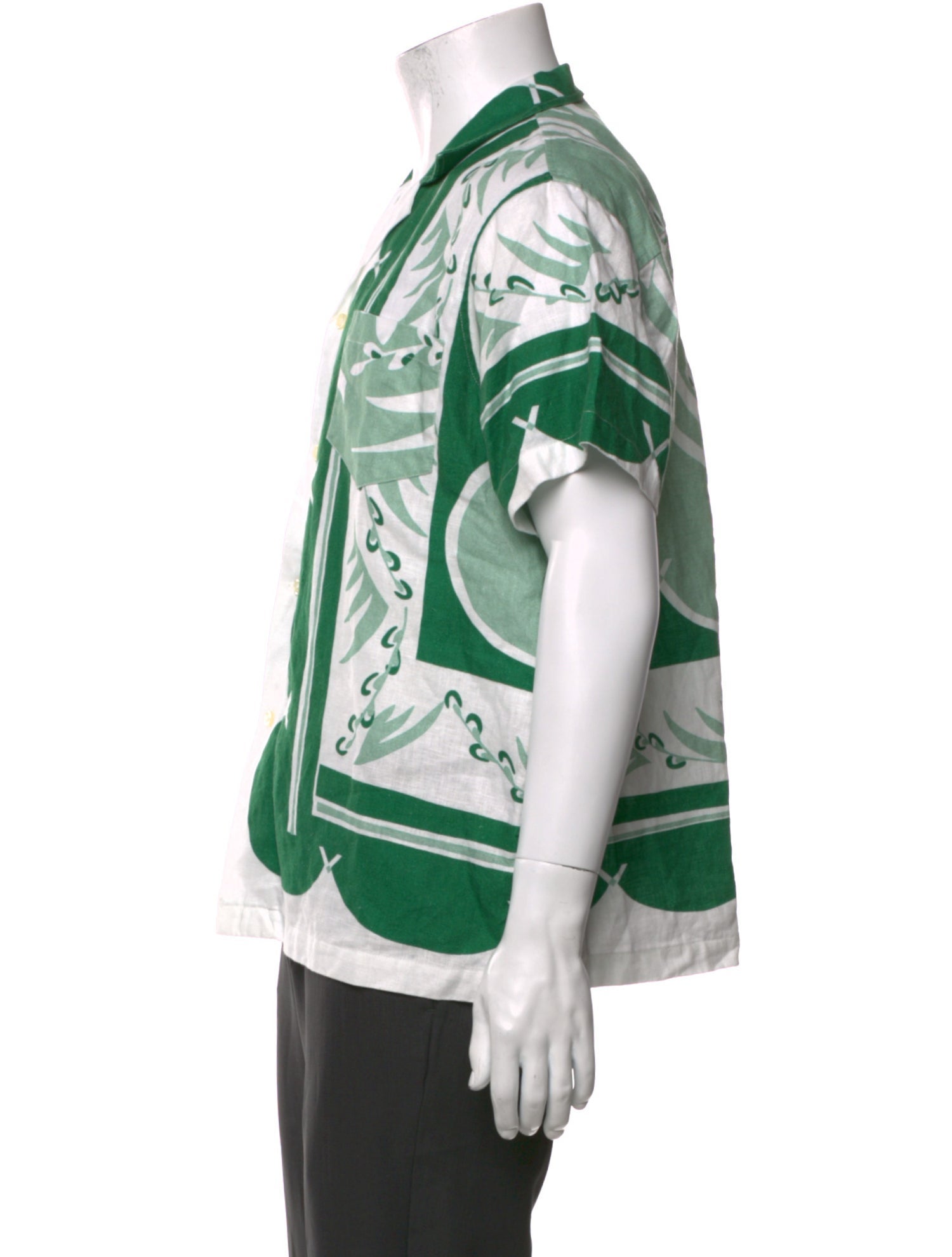 BODE Linen Printed Shirt