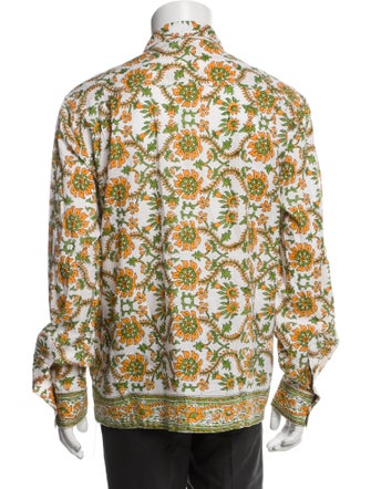 BODE Floral Print Long Sleeve Shirt