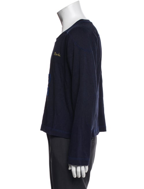 BODE Graphic Print Scoop Neck Sweatshirt