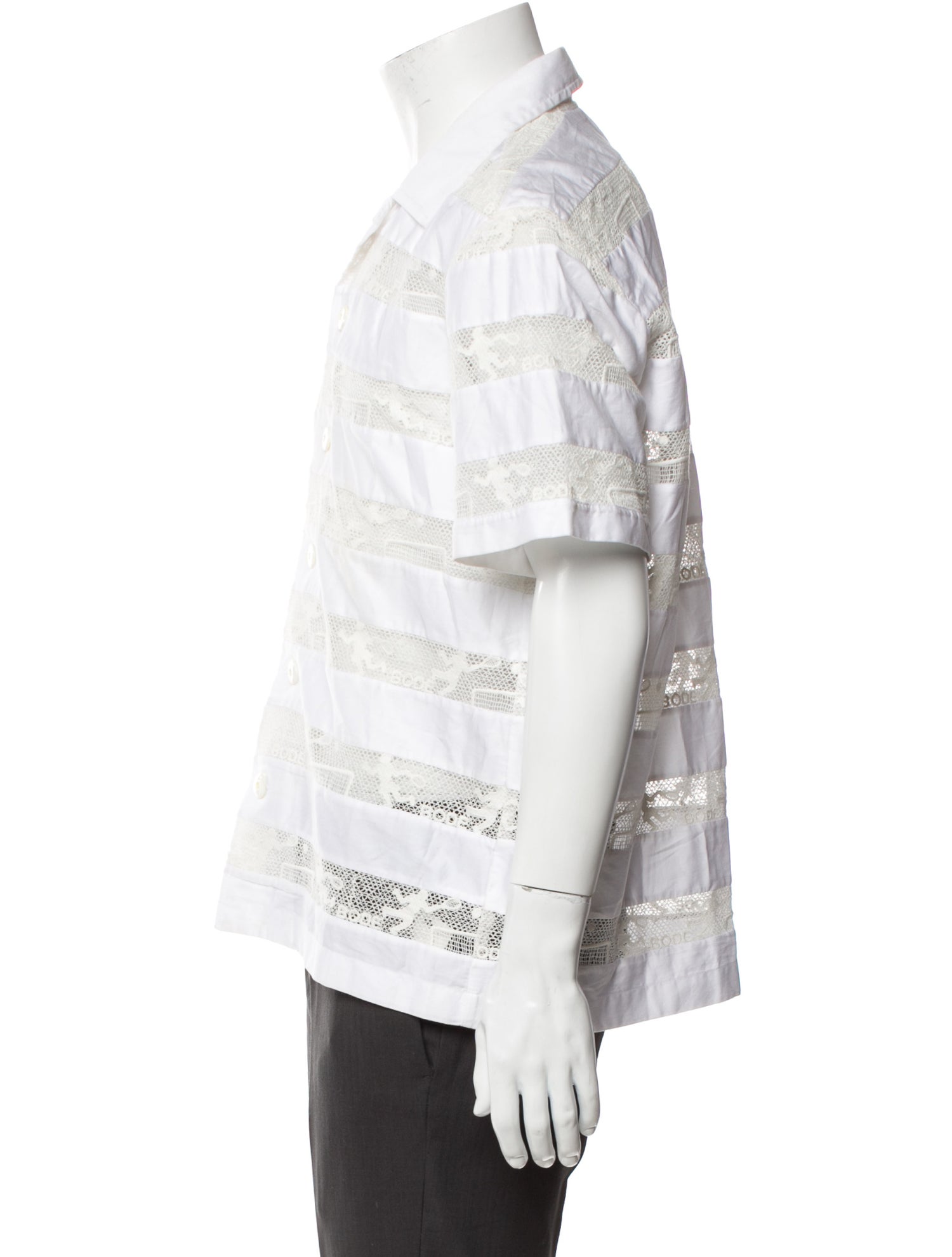 BODE Striped Short Sleeve Shirt