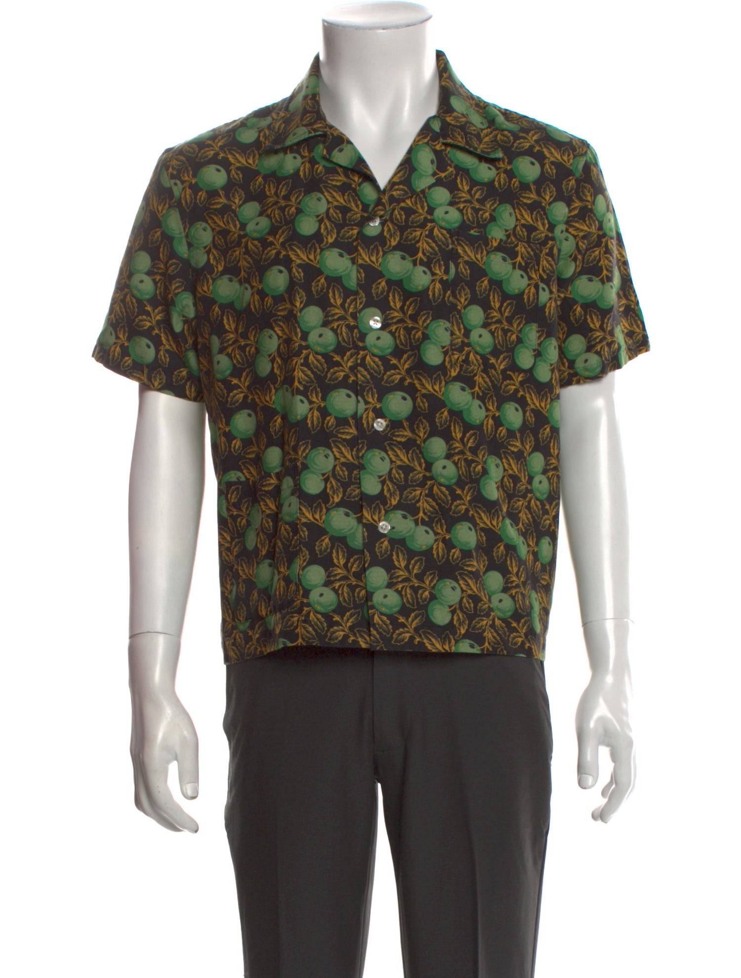 BODE Floral Print Short Sleeve Shirt