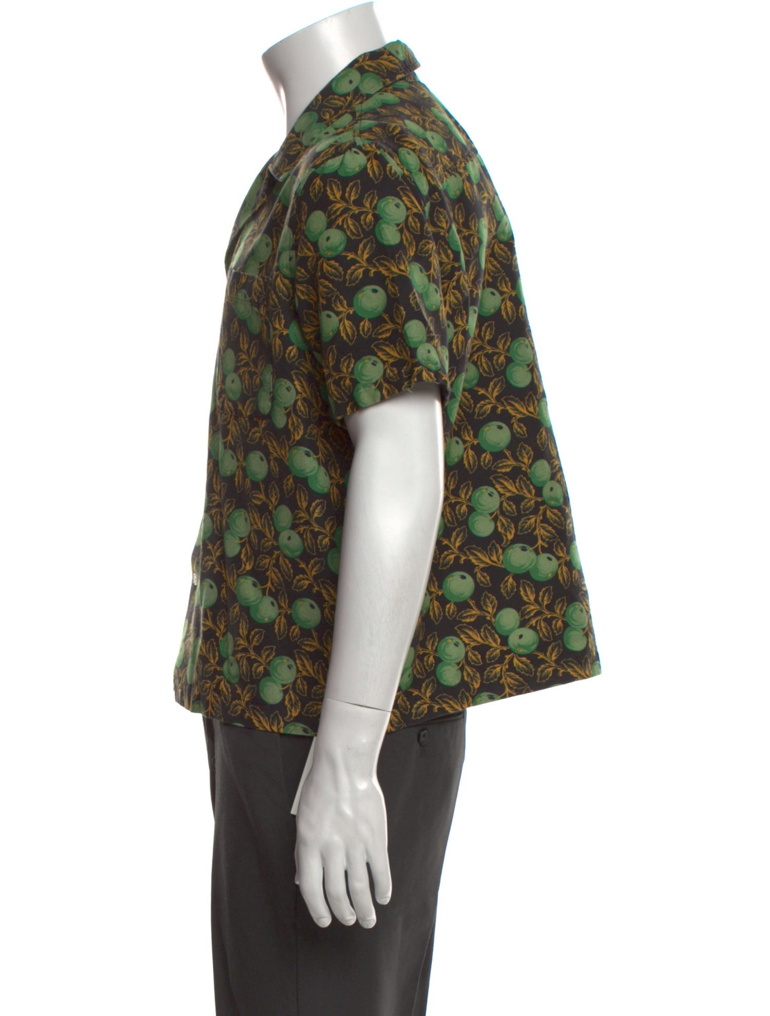 BODE Floral Print Short Sleeve Shirt