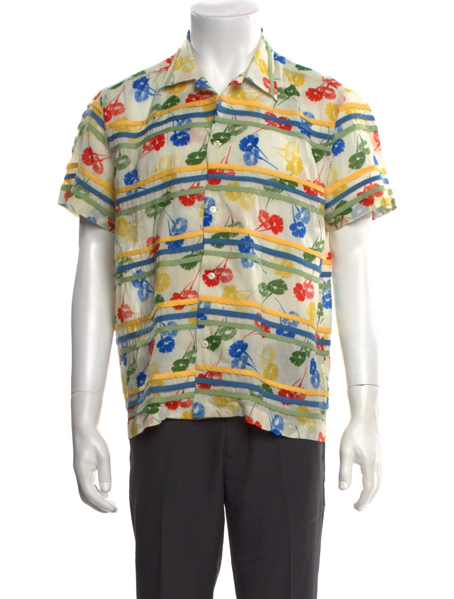 BODE Printed Short Sleeve Shirt