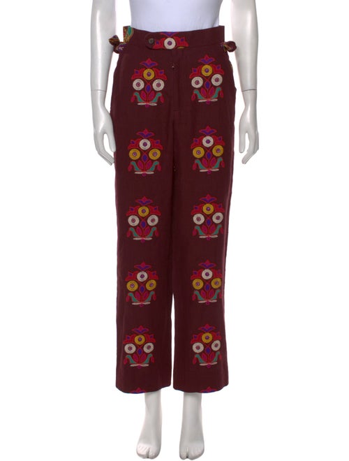 BODE Linen Wide Leg Pants