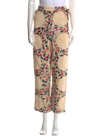 BODE Printed Straight Leg Pants