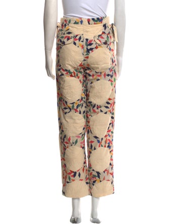 BODE Printed Straight Leg Pants
