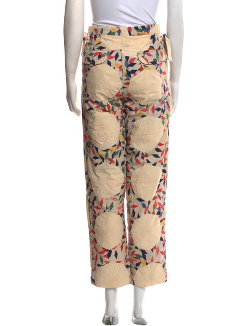 BODE Printed Straight Leg Pants