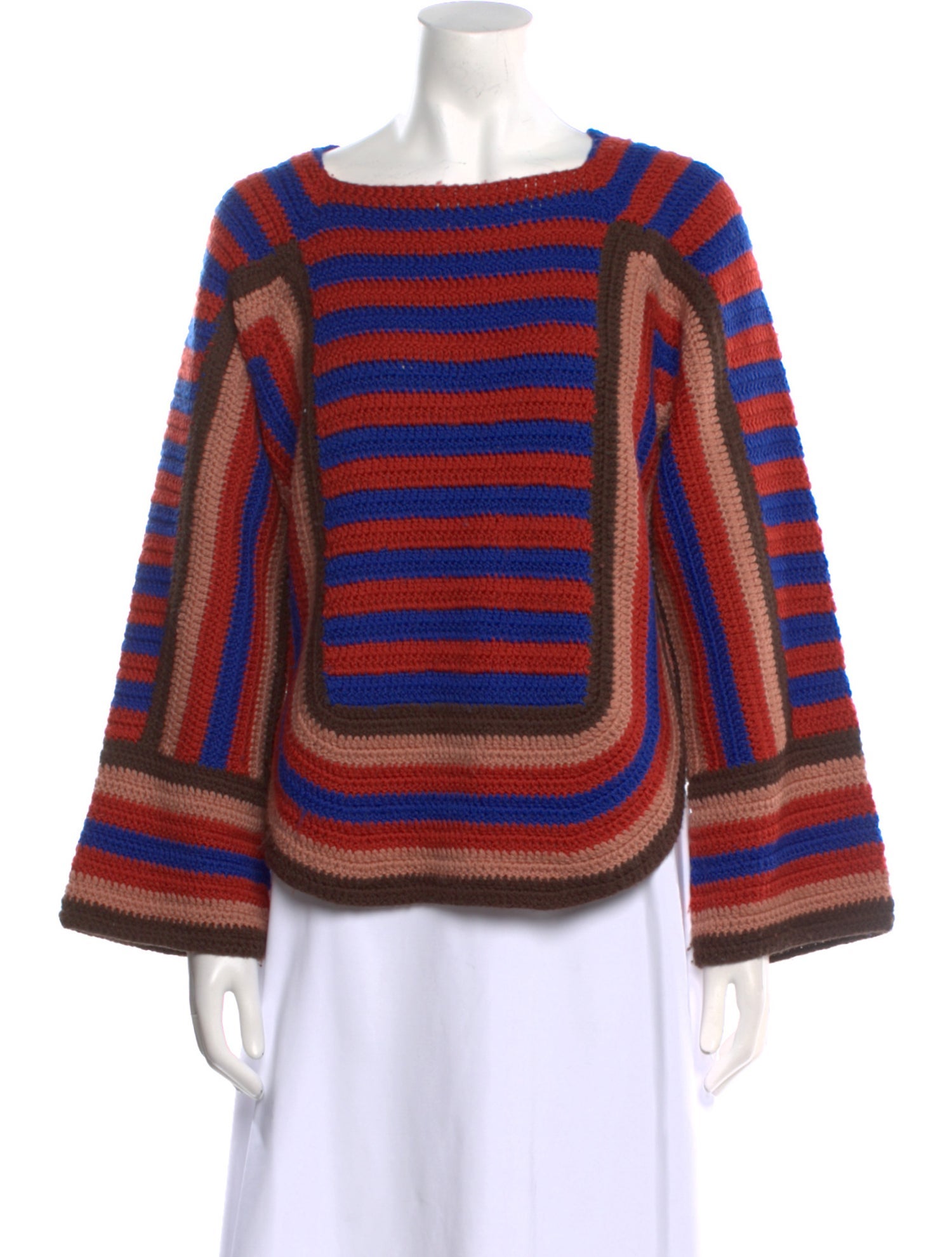 BODE Merino Wool Striped Sweater