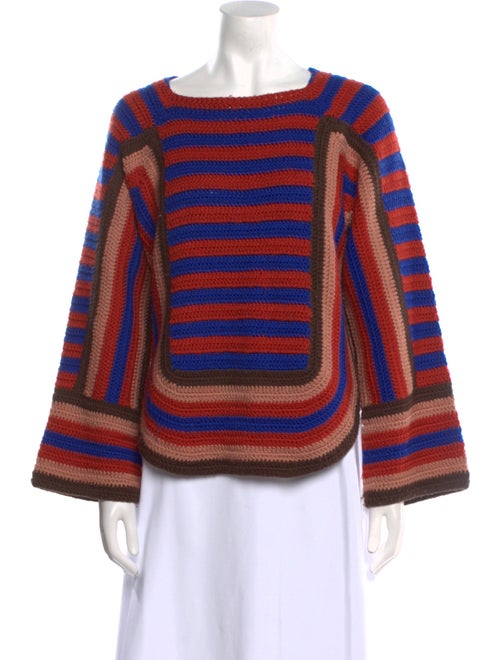 BODE Merino Wool Striped Sweater