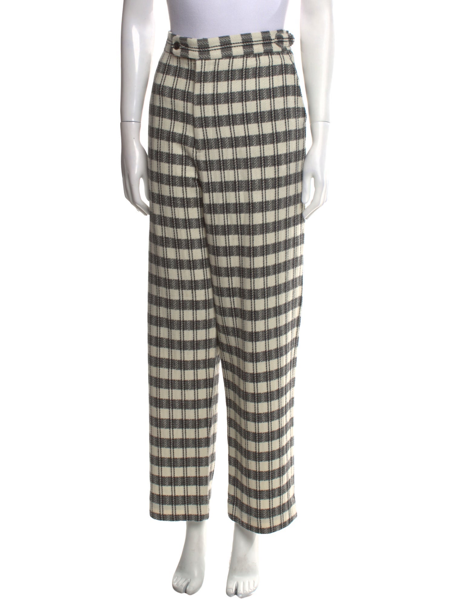 BODE Wool Wide Leg Pants