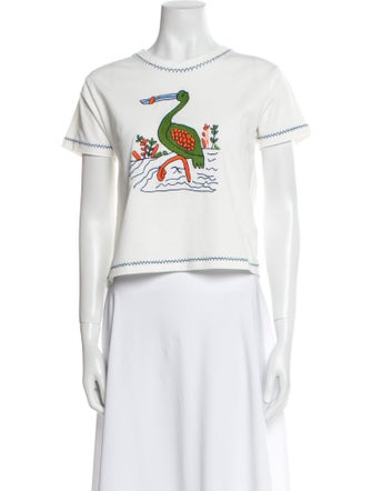 BODE Graphic Print Crew Neck T-Shirt