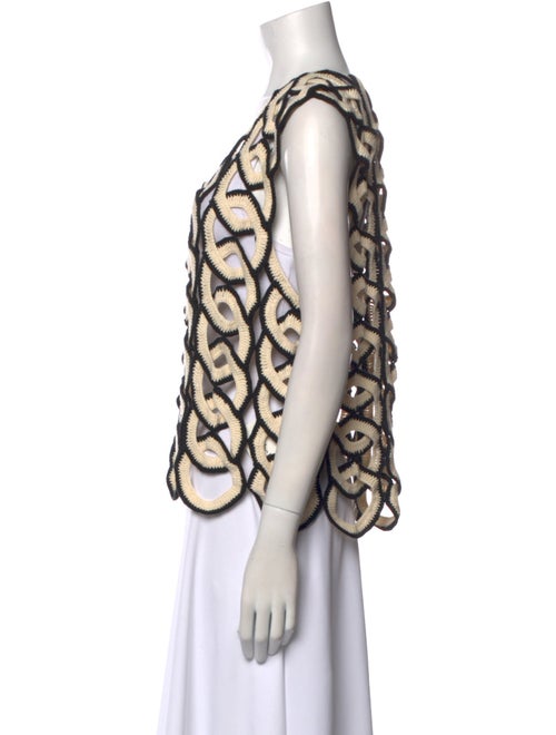 BODE Printed Scoop Neck Top