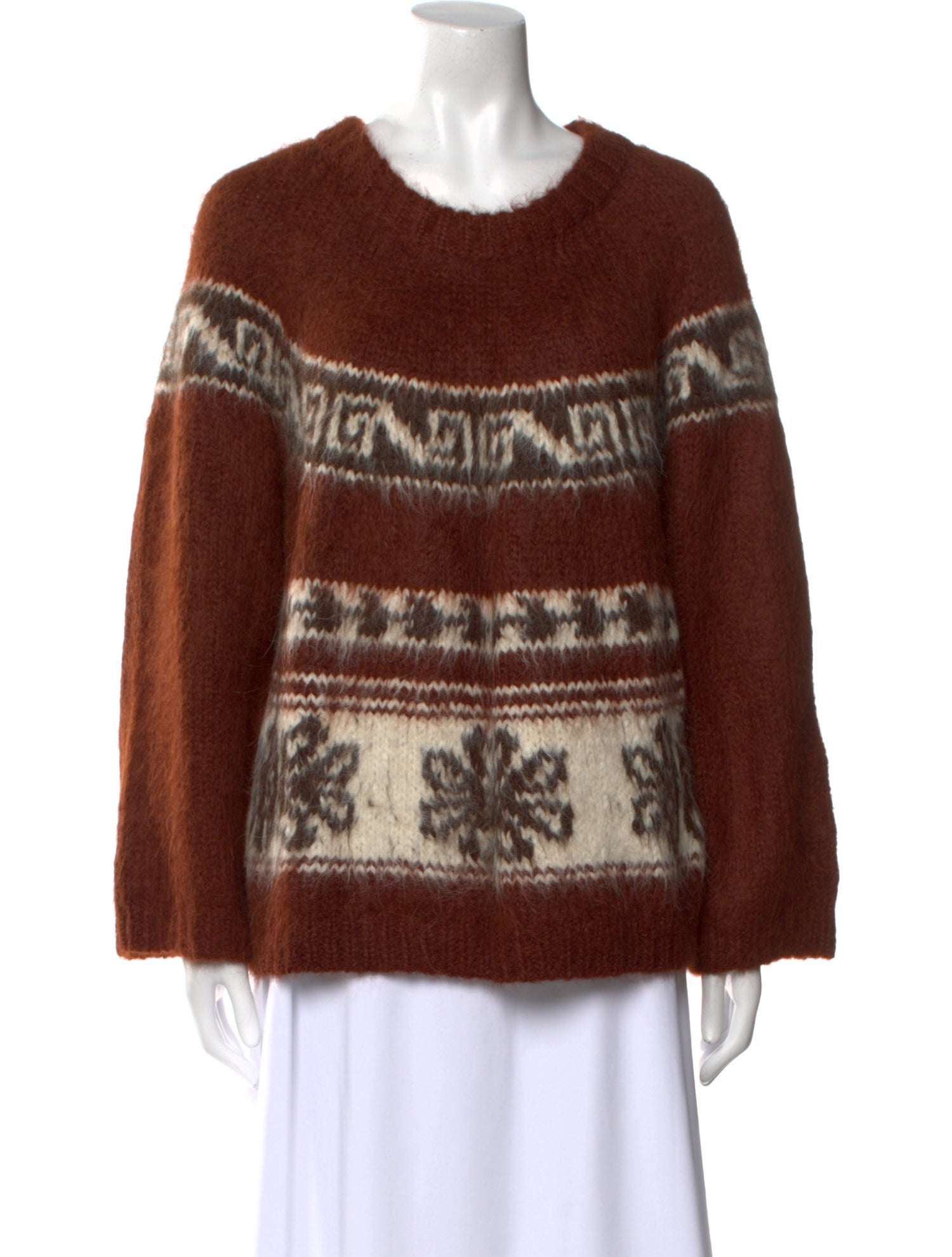 BODE Alpaca Printed Sweater