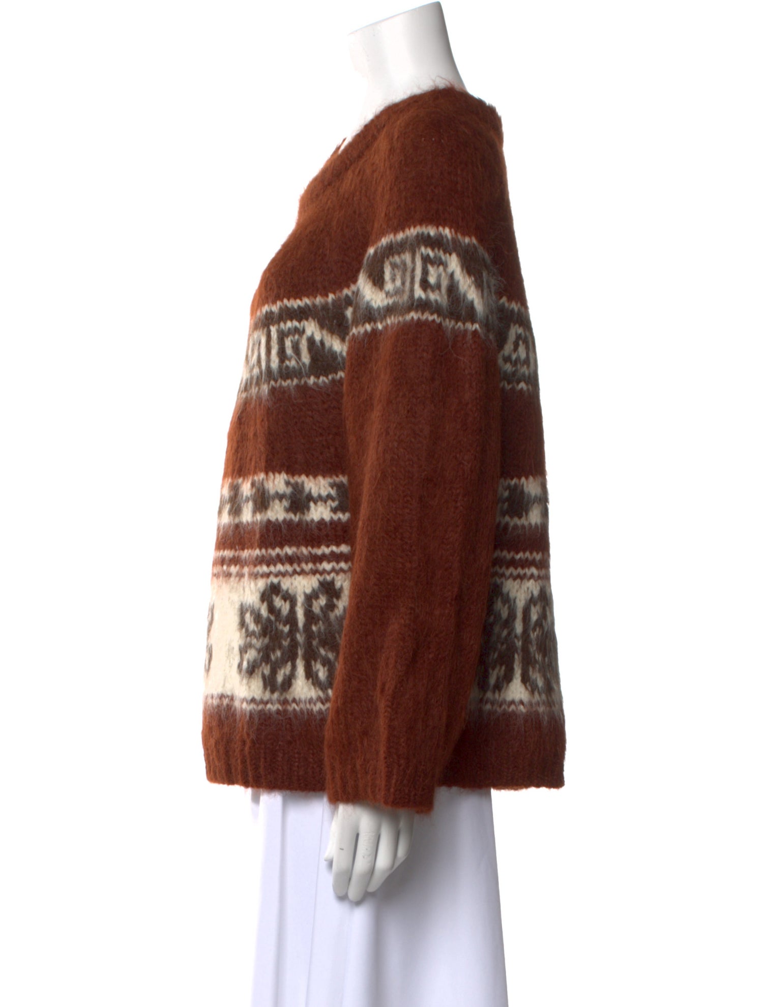 BODE Alpaca Printed Sweater