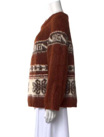 BODE Alpaca Printed Sweater