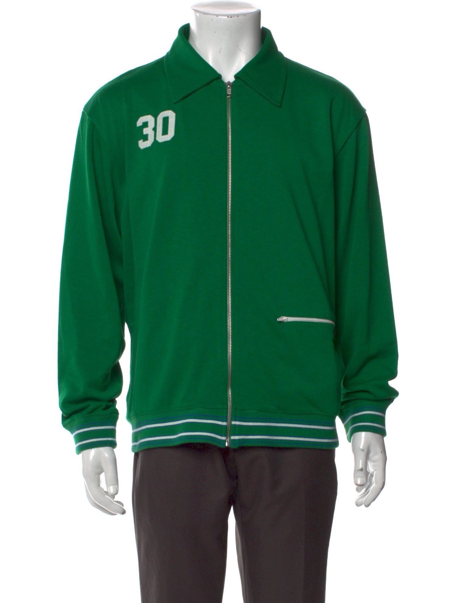 BODE Graphic Print Collar Cardigan