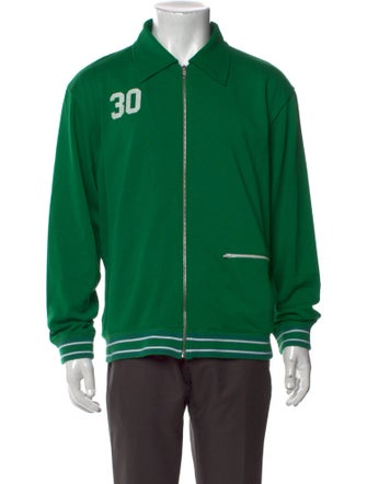 BODE Graphic Print Collar Cardigan