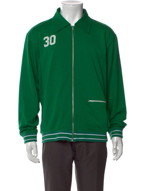 BODE Graphic Print Collar Cardigan