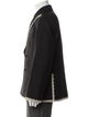 BODE Wool Crochet Trim Blazer