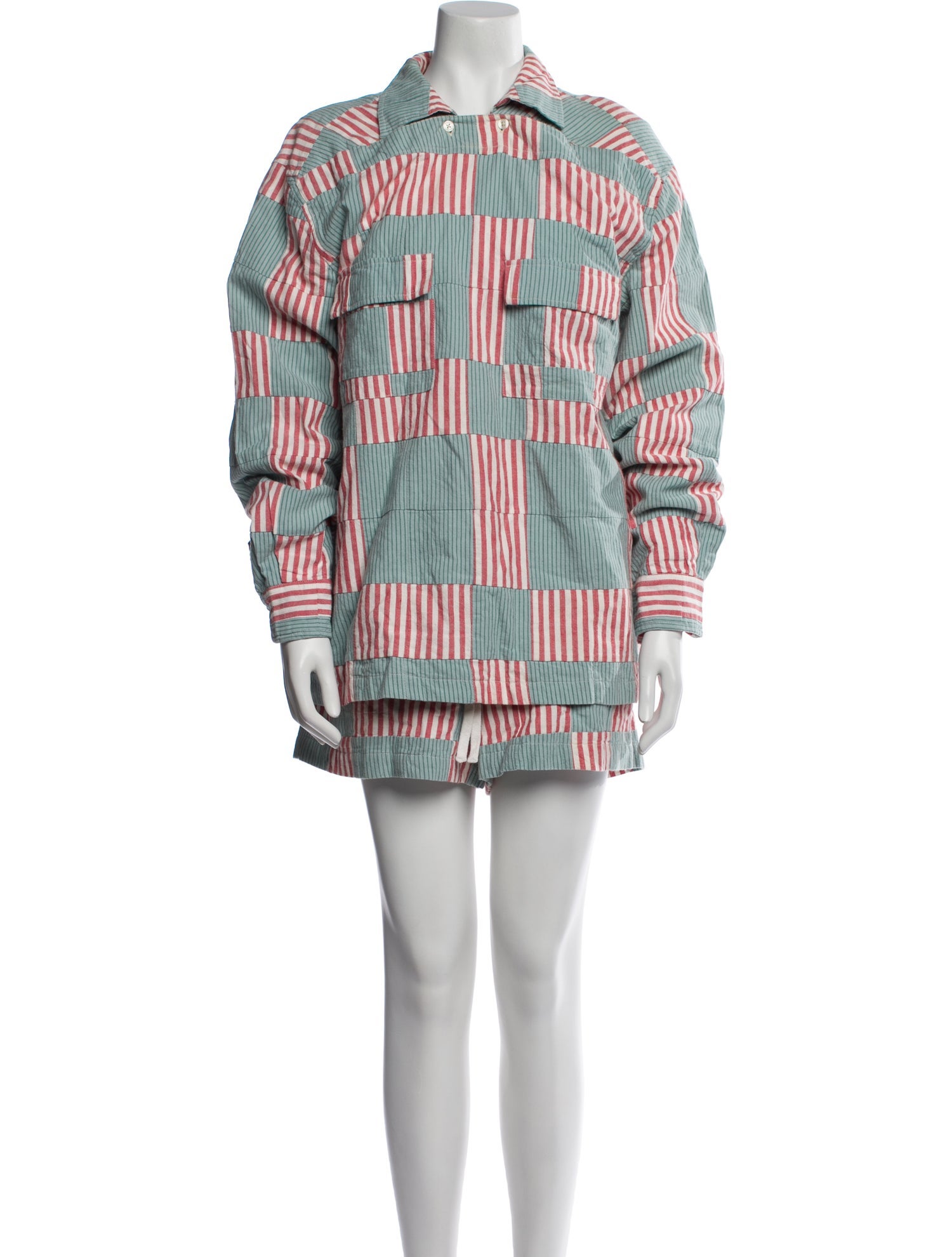 BODE Plaid Print Pant Set