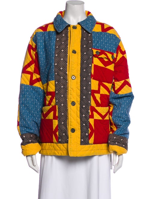 BODE Floral Print Coat