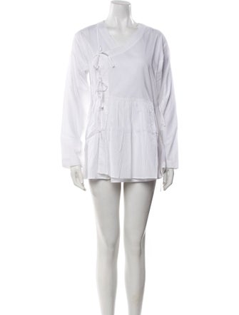 BODE V-Neck Long Sleeve Tunic