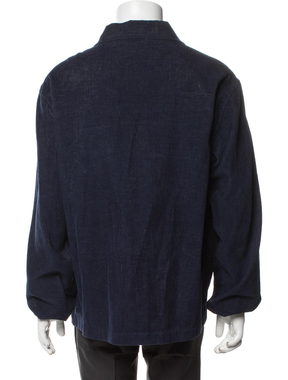 Bode Utility Jacket Blue Patch Pockets - image 3