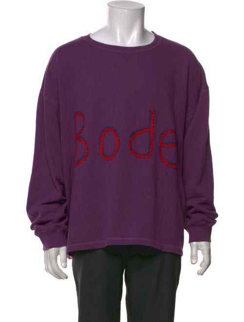 BODE Graphic Print Crew Neck Pullover