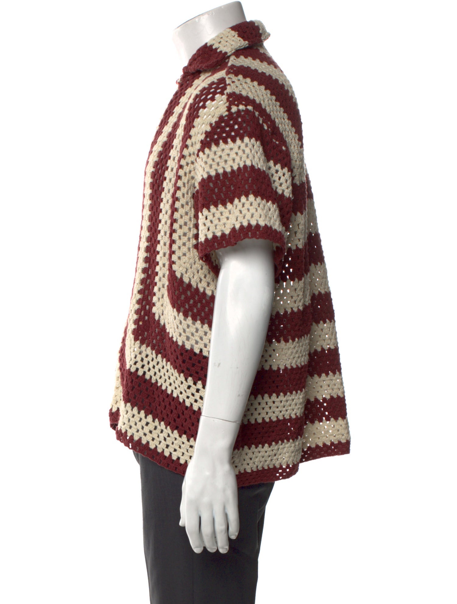 BODE Striped Short Sleeve Shirt